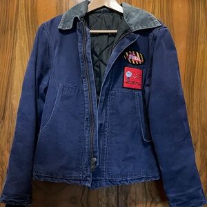Blue Carhartt Jacket, men's small, used